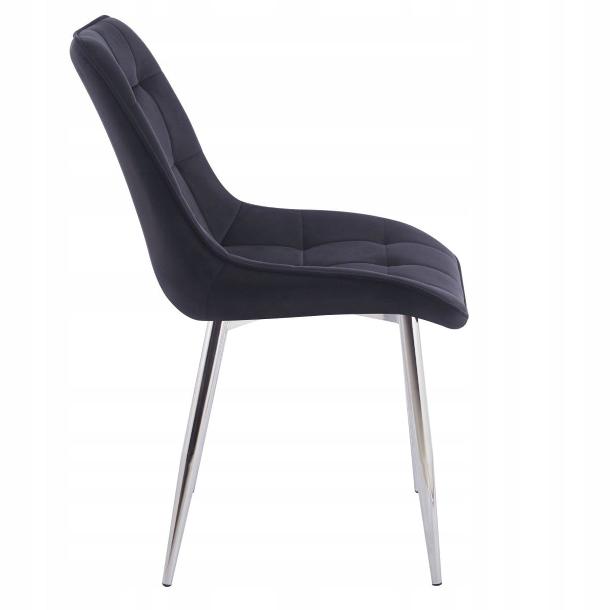 Krzesło J262-1 (S) velvet czarne Riviera 100