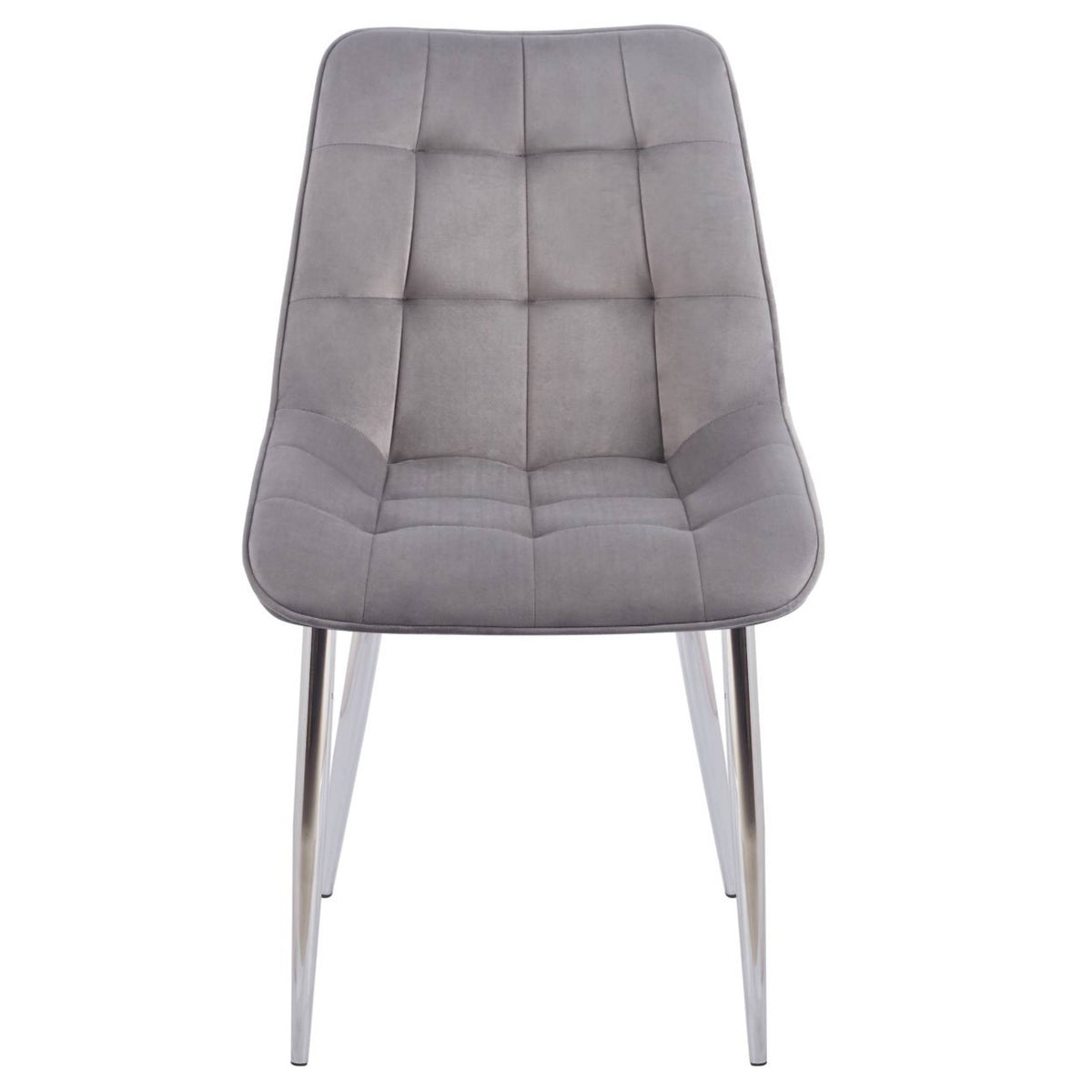 Krzesło J262-1 (S) velvet szare Riviera 91