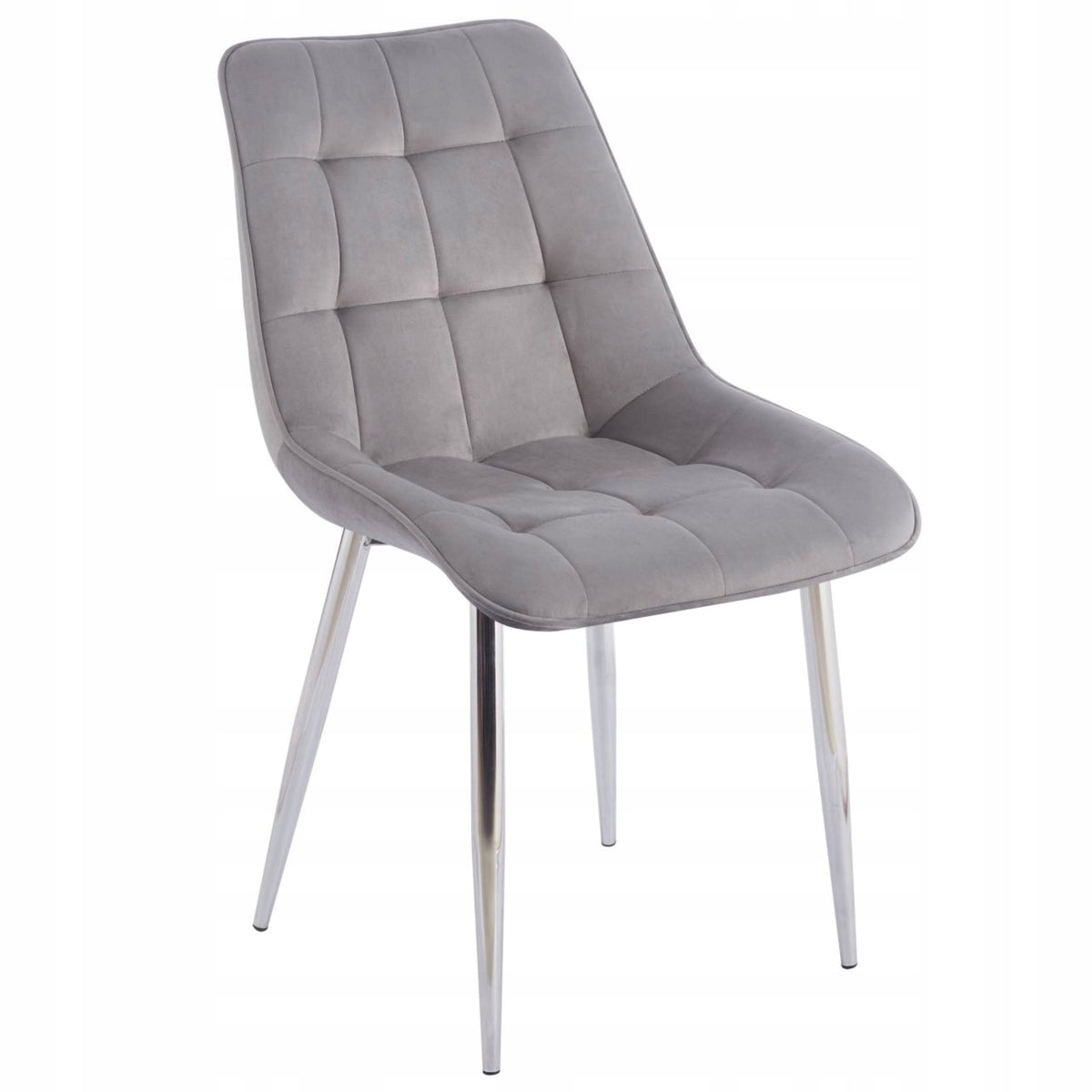 Krzesło J262-1 (S) velvet szare Riviera 91