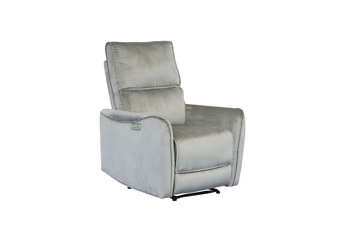 Fotel wypoczynkowy FR9-FX velvet szary