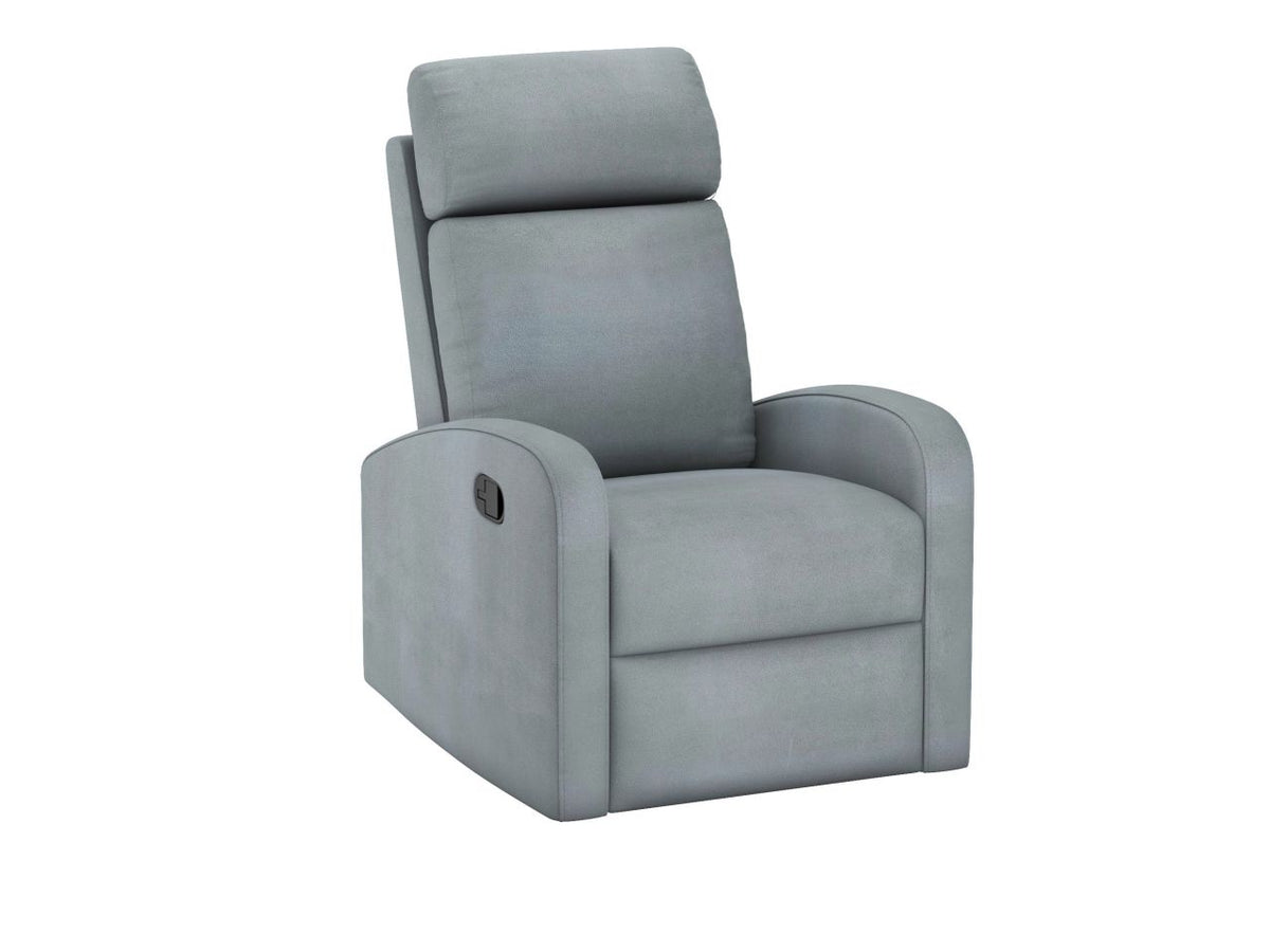 Fotel wypoczynkowy FR6-FX velvet szary