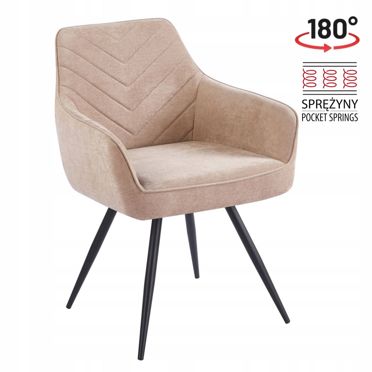 Krzesło K43-FX cappuccino Wind 11