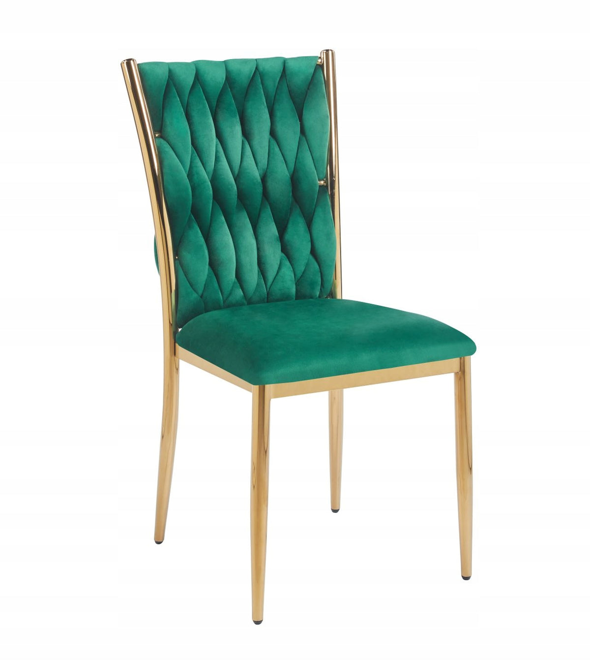 Krzesło K37-FX (G) velvet zielone