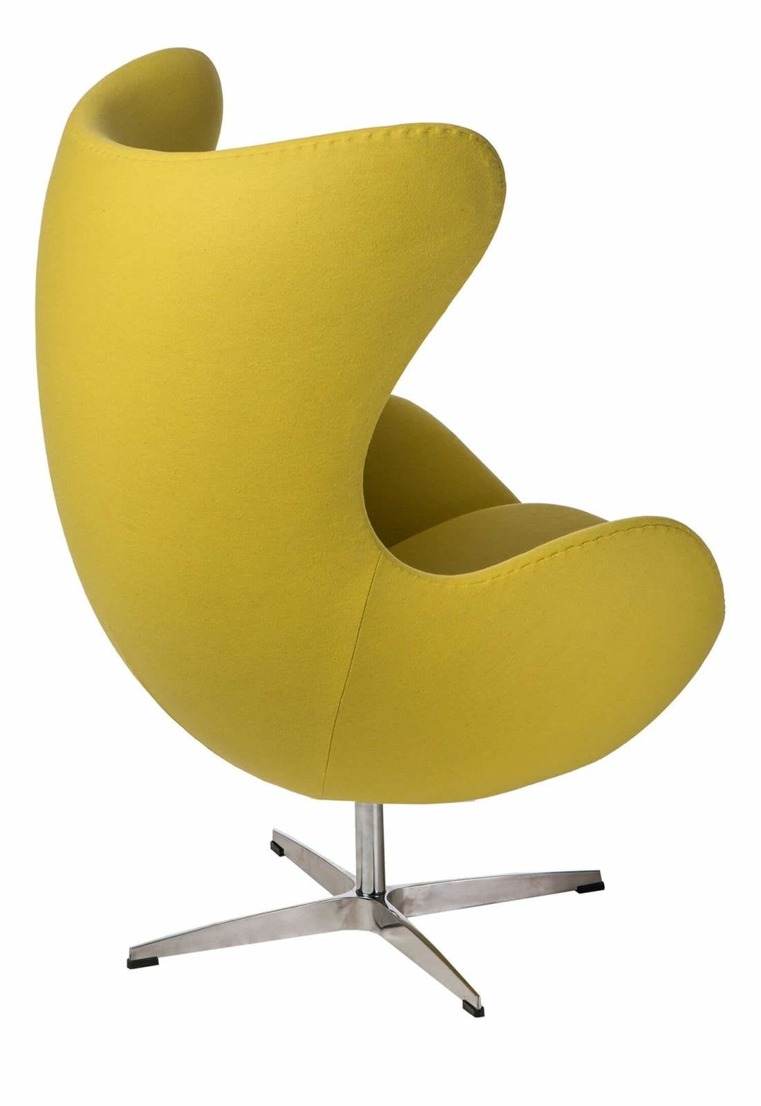 FOTEL JAJO kaszmir żółty Premium Egg Chair USZAK