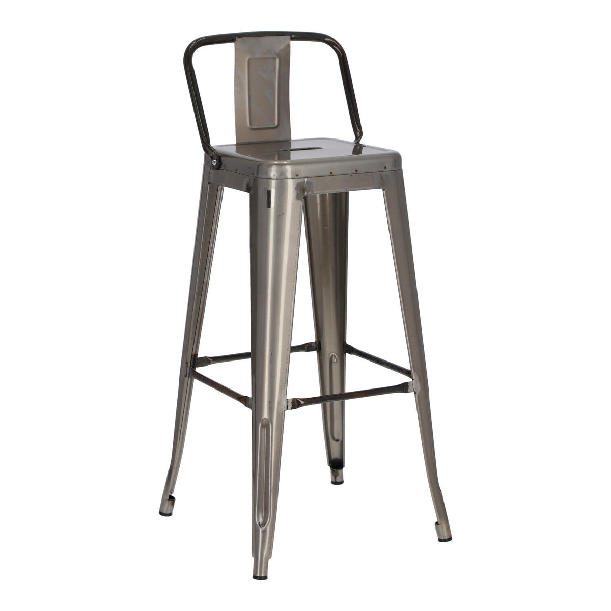 STOŁEK BAROWY hoker Paris insp. Tolix 75 cm METAL