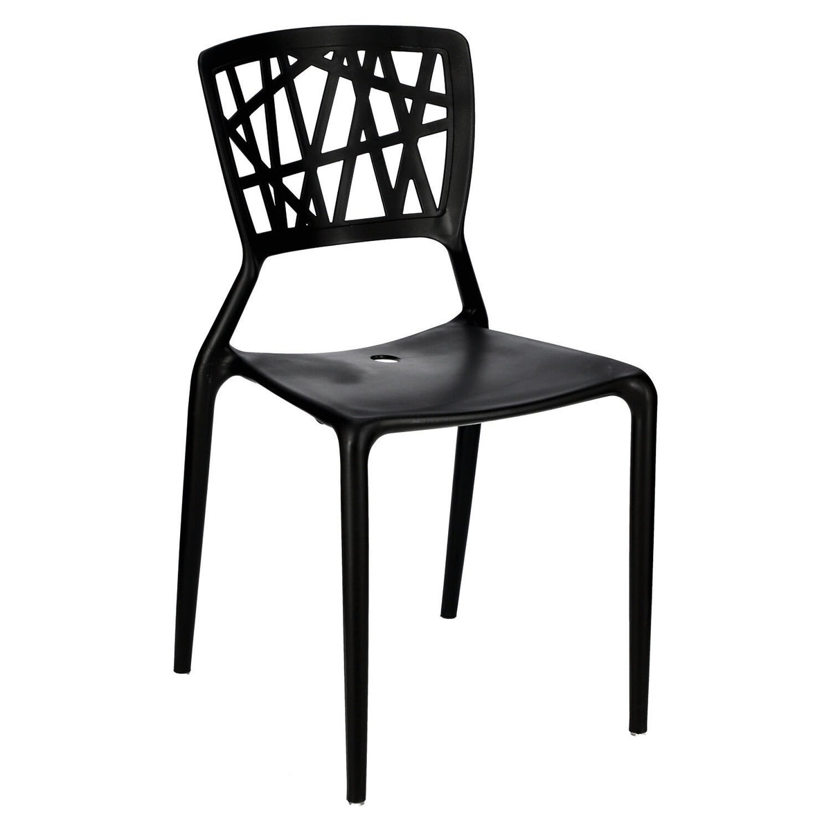 Taburetto — Krzesło Bush inspirowane Viento Chair CZARNE
