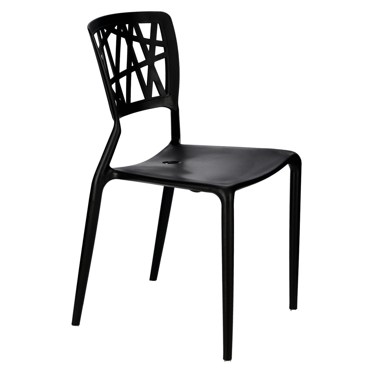 Taburetto — Krzesło Bush inspirowane Viento Chair CZARNE