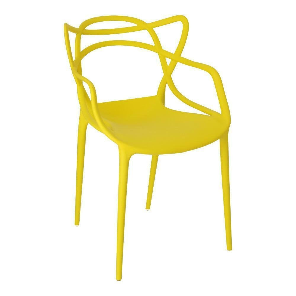 KRZESŁO Z TWORZYWA Lexi ŻÓŁTE insp. Master chair do jadalni