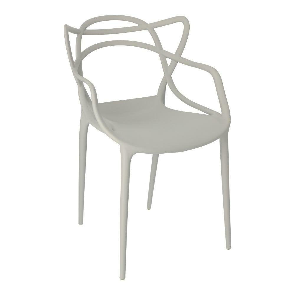 KRZESŁO Z POLIPROPYLENY Lexi insp. Master chair szare