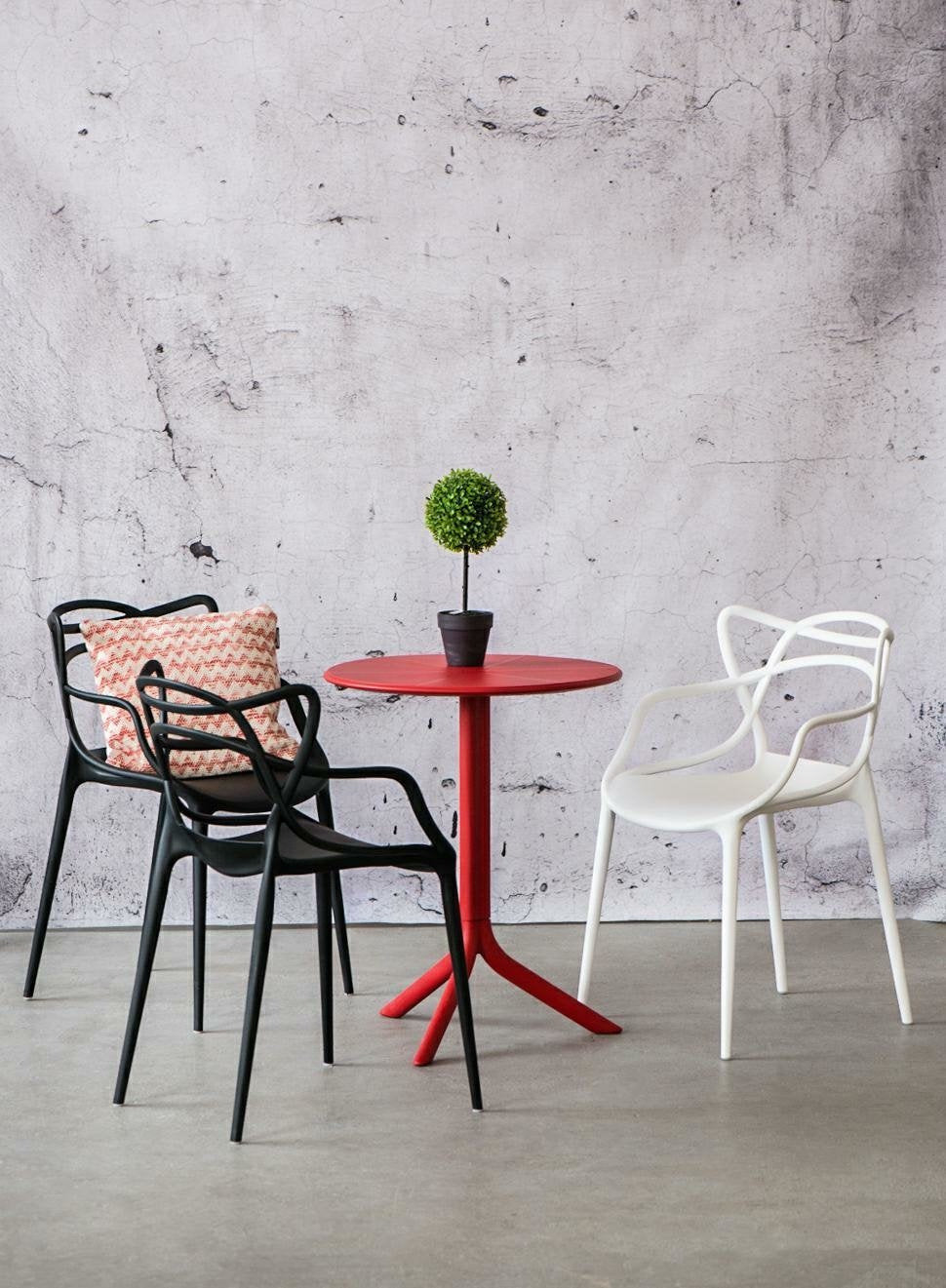 KRZESŁO Z POLIPROPYLENY Lexi insp. Master chair szare